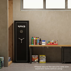 RPNB RP10FR Large Biometric Rifle Safe,Electronic Gun Security Cabinet for 10 Rifles