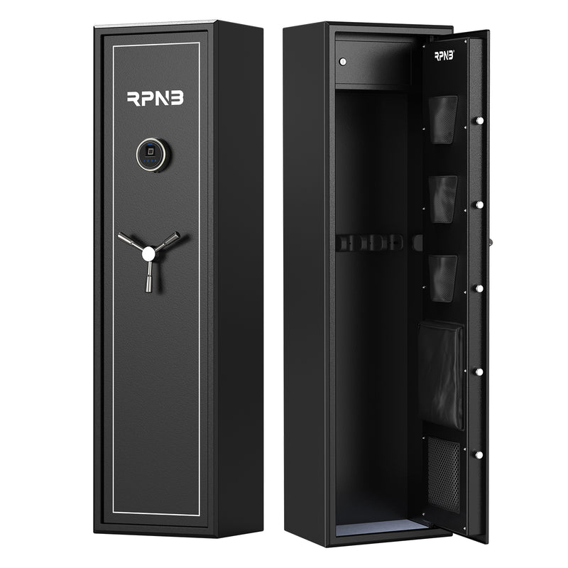 RPNB RP7FR Large Biometric Rifle Safe,Electronic Gun Security Cabinet for 7 Rifles