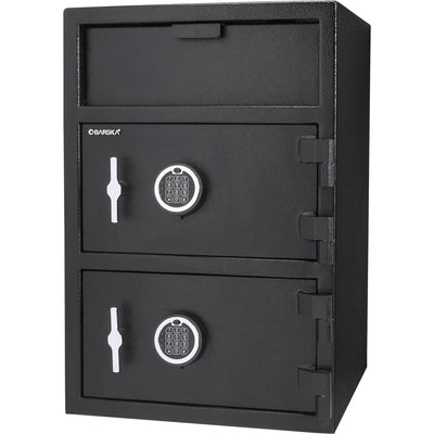 Barska: 1.6/2 Cu. ft Dual Compartment Keypad Depository Safe AX13312
