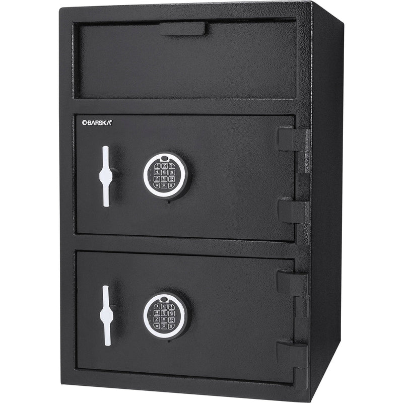 Barska: 1.6/2 Cu. ft Dual Compartment Keypad Depository Safe AX13312