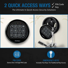 Barska: 2.75 Cu. ft Keypad Fireproof Jewelry Safe AX13614
