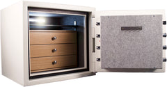 Barska: 1.91 Cu. ft. White Keypad Fireproof Jewelry Safe AX13616