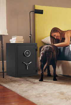 RPNB RPFS50 Deluxe Biometric Fireproof Safe with Touch Screen Keypad, 1.29 Cubic Feet