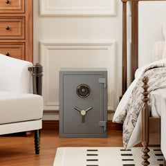 RPNB RPFS50G Grey High Capacity Digital Fireproof Safe with Adjustable Shelf for Money & Jewelry, 1.29 Cubic Feet