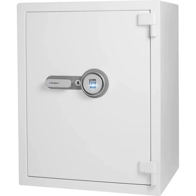 Barska: 4.48 Cu. ft Biometric Fireproof Security Safe | White