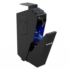 RPNB RP311E Quick Access Drop Down gun Safe with Digital Keypad Lock, Mounted Handgun Safe